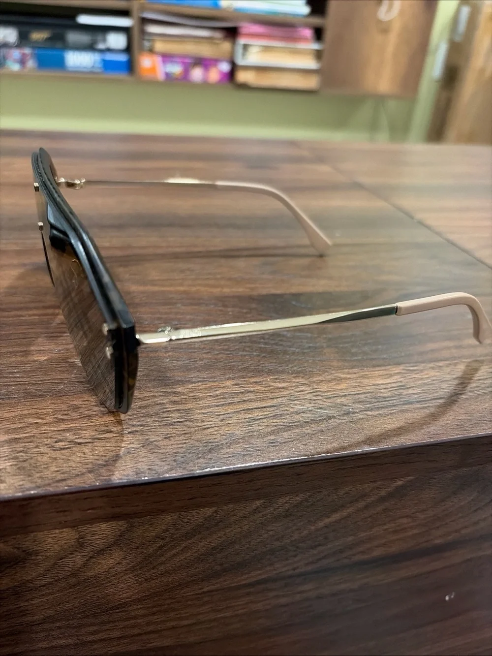 FENDI monogram glasses brown lens / gold frame